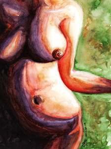 Art-of-Divya-Suvarna_Ink-Paint_Traditional_Art_Nude-study_featured