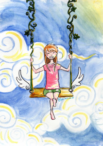 Art-of-Divya-Suvarna_Ink-paint_20110115 The Sky Swing